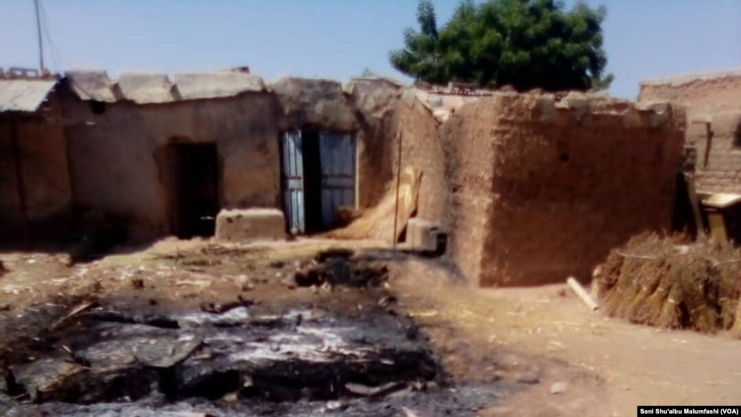 Daya daga cikin yankunan da aka kai harin a karamar hukumar Batsari a jihar Katsina