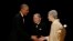 Prezident Barak Obama Yaponiya imperatori Akixito va rafiqasi Michiko bilan uchrashmoqda, Tokio, 24-aprel, 2014-yil
