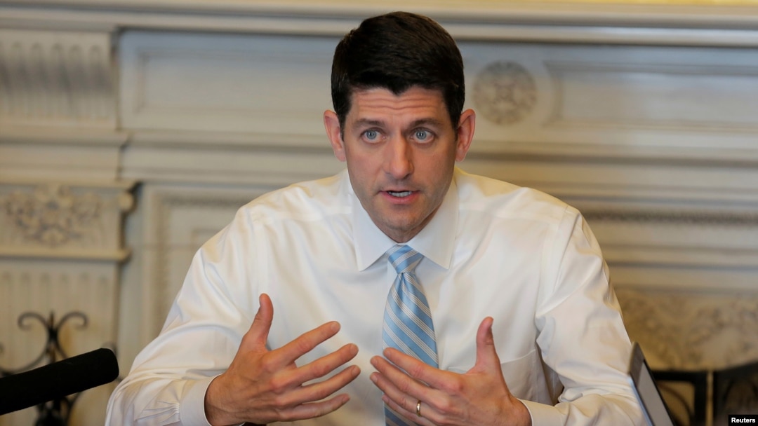 Ketua DPR Amerika Paul Ryan dengan resmi mendukung calon presiden dari Partai Republik, Donald Trump, Kamis (2/6).