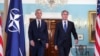 Generalni sekretar NATO-a Jens Stoltenberg i državni sekretar SAD Entoni Blinken u Vašingtonu, 9. jul 2024. (REUTERS/Tom Brenner)
