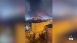 ویدیوی منتسب به انفجارها در غرب تهران و اطراف فرودگاه مهرآباد، شنبه ۱۶ اسفند - منبع وحید آنلاین