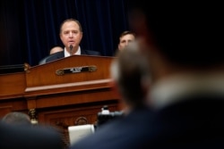 Chairman Rep. Adam Schiff, a Democrat, speaks during testimony by Acting Director of National Intelligence Joseph Maguire before the House Intelligence Committee, on Capitol Hill in Washington, Sept. 26, 2019.