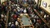 Members of the House of Assembly sit inside the Zimbabwean Parliament in Harare, Nov. 21 2017. 