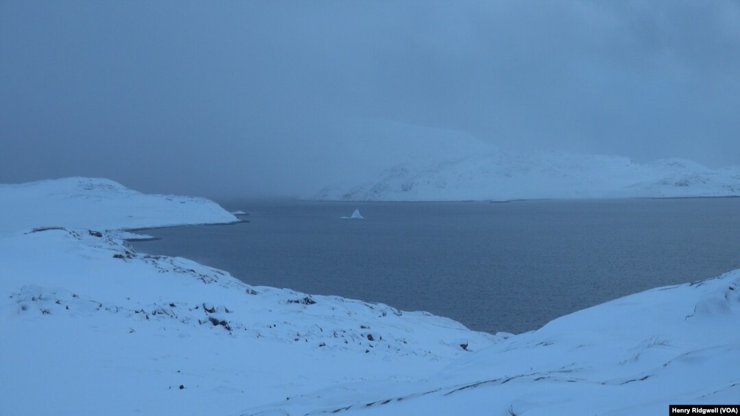 The road south of Nuuk, Greenland, ends at the tip of a frozen peninsula, known locally as "the edge of the world," Jan. 16, 2025.
