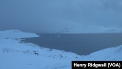 The road south of Nuuk, Greenland, ends at the tip of a frozen peninsula, known locally as "the edge of the world."