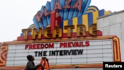 Atlanta kentinde tartışmalı "The Interview" filmini gösterime sokan bir sinema