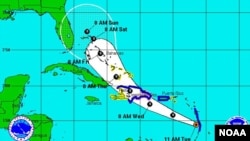 Este miércoles 10 de julio la tormenta pasaría sobre la isla La Española donde se encuentran Haití y República Dominica.