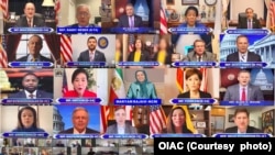 نشست سازمان جوامع ایرانیان آمریکا روز جمعه ۲۲ بهمن به شکل مجازی برگزار شد.
