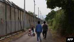 중국 선전과 홍콩 사이의 철조망. (자료사진)