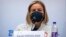 Giám đốc điều hành của Ủy ban Olympic & Paralympic Hoa Kỳ Sarah Hirshland ở Beijing hôm 4/2.