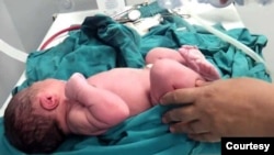 New Born Baby in Tehran نوزاد تازه متولد شده