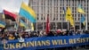 Ribuan Warga Ukraina Berdemo di Tengah Ancaman Invasi Rusia