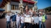 Members of the Thai Community Development Center (Thai CDC) pose for a photo with the 2021 Presidential Award on Jan 30, 2022,CA.