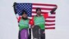 US Pair Wins Gold in Mixed Snowboardcross