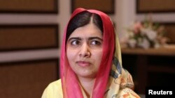 Nobel Peace Prize laureate Malala Yousafzai pauses during an interview with Reuters at a local hotel in Islamabad, Pakistan, March 30, 2018.
