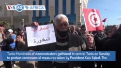 VOA60 Africa - Tunisia's President Saied Extends Powers Over Judiciary