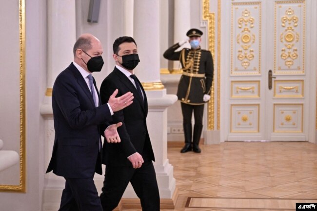Almanya Başbakanı Scholz ve Ukrayna Cumhurbaşkanı Zelenski