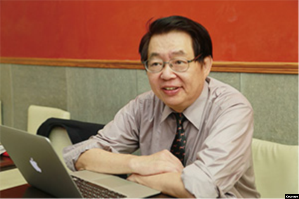 位于台北的政治大学国关中心兼任研究员严震生(photo:VOA)