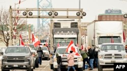 Protesta në "Urën e Ambasadorit" në kufirin SHBA-Kanada