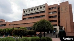 La fachada del Registro Nacional del Estado Civil se ve en Bogotá, Colombia, el 22 de octubre de 2019. 