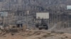 以色列一辆坦克2024年6月9日在加沙中部采取行动。（美联社）