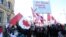 Truckers and supporters continue to protest Covid-19 vaccine mandates and restrictions, on Feb. 5, 2022, in Ottawa, Canada. 