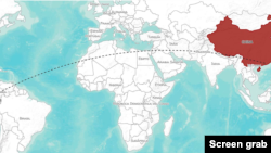 Mapa del éxodo de chinos a Ecuador. El número de personas que ha emigrado de China ha ido en aumento. Los que no pueden llegar hasta Estados Unidos encuentran en Ecuador un destino atractivo.