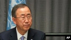 Ban Ki-moon s’est félicité « de la signature de la Charte de la Transition », qu’il attendait « avec impatience », selon son porte-parole. 