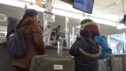 Asylum-seekers who were a part of the Trump administration's Migrant Protection Protocols, are processed at the San Ysidro, California, port of entry. (Screen grab from DoD video; U.S. Customs and Border Protection. The appearance of U.S. Department of Defense (DoD) visual information does not imply or constitute DoD endorsement.)