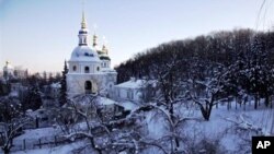 An Orthodox Christian cathedral in Kiev, Ukraine, Jan. 30, 2012.