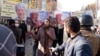 پر 'ناکامورا' د برید تر شا د پاکستان لاس دی ـ مظاهره کوونکي