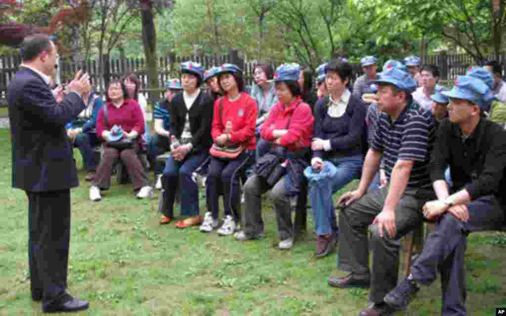 中国各地的干部来井岗山受训