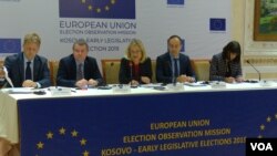 Konferencija za medije posmatračke misije EU u Prištini, 8. oktobra 2019. 