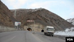 Dushanbe-Xo‘jand-Bo‘ston-Chanoq yo‘lidagi Xitoy shirkatlari tomonidan qurilgan 5253 metrlik tunnel
