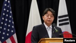 ဂျပန် နိုင်ငံခြားရေး ဝန်ကြီး Yoshimasa Hayashi 