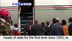 VOA60 Africa - Somalia hosts regional African heads of state for the first time since 1991