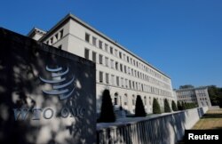FILE - The World Trade Organization (WTO) headquarters are pictured in Geneva, Switzerland, July 26, 2018.