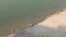 Xác người trôi trên sông Ganges tại quận Ghazipur bang Uttar Pradesh, Ấn Độ, ngày 11/5/2021. 