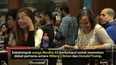 Muslim AS Saksikan Debat Capres