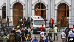 Gereja Katolik St. Anthony saat terjadi serangan pada Hari Paskah 21 April di Kolombo, Srilanka (foto: dok). 