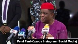 Femi Fani-Kayode, tsohon ministan harkokin sufuri a Najeriya