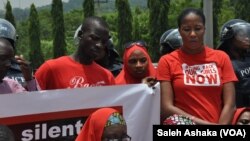 Chibok girls 2nd year anniversary rally in Abuja, Nigeria April 14, 2016