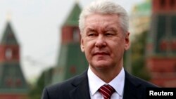 모스크바 시장 당선이 유력시되는 세르게이 소뱌닌 현 시장대행. 