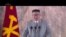 En esta imagen, tomada de un video transmitido por la cadena KRT de Corea del Norte, el líder norcoreano Kim Jong Un pronuncia un discurso durante una ceremonia para celebrar el 75 aniversario del partido gobernante del país, el 10 de octubre de 2020.