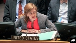 Đại sứ Hoa Kỳ tại Liên hiệp quốc Samantha Powers.