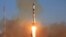 The Progress space freighter blasts off from its launchpad at the Baikonur Cosmodrome in Kazakhstan October 30, 2011