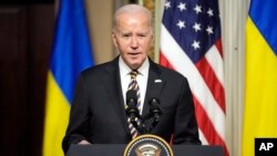 "Безперечно, НАТО буде в майбутньому України", - заявив президент США Джо Байден. Фото: AP/Andrew Harnik