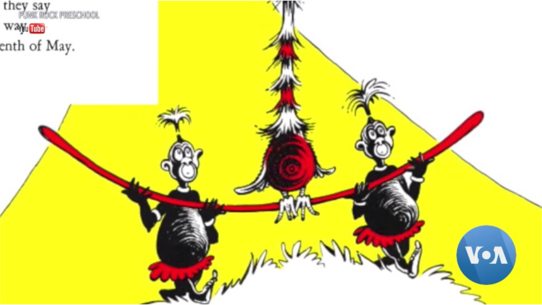 A caricature of the inhabitants of an African island in "If I Ran the Zoo," one of the six books by Dr. Seuss that Dr. Seuss Enterprises has pulled from publication. (Punk Rock Preschool/YouTube)
