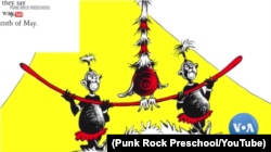 A caricature of the inhabitants of an African island in "If I Ran the Zoo," one of the six books by Dr. Seuss that Dr. Seuss Enterprises has pulled from publication. (Punk Rock Preschool/YouTube)