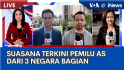 Laporan VOA untuk iNews TV: Suasana Terkini Pemilu Amerika Serikat dari Tiga Negara Bagian